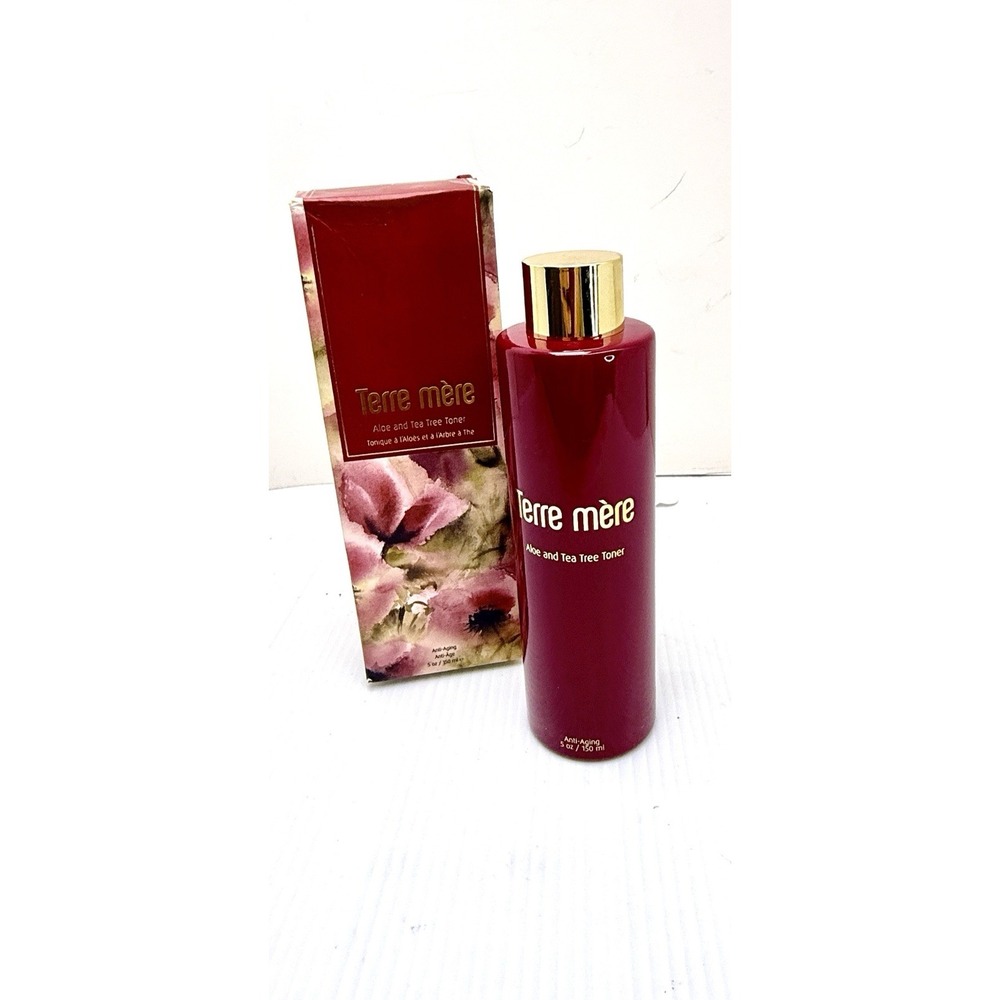 Terre Mere Aloe and Tea Tree Anti-Aging Toner New in Box 5 oz /150 mL